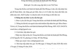 1085 Thư mời báo giá sửa chữa máy móc, thiết bị chuyên môn phục vụ