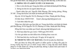 690 Thư mời chào giá dịch vụ thi công nội thất nhà bếp
