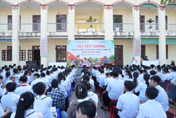 Trường THCS Nghi Dương chung tay phòng, chống thuốc lá điện tử và thuốc lá nung nóng