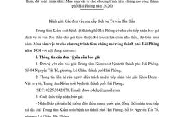 2475 Thư mời báo giá cung cấp dịch vụ tư vấn đấu thầu